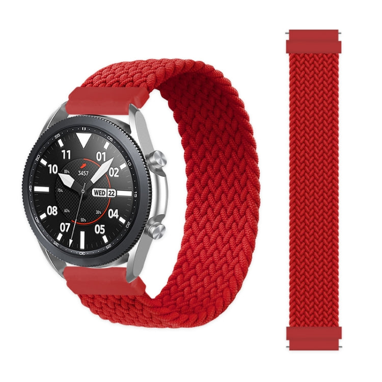Für Samsung Galaxy Watch 46mm Verstellbares Nylon Geflochtenes Elastisches Ersatzarmband, 125mm, 135mm, 145mm, 155mm