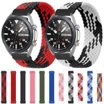Für Samsung Galaxy Watch 3 41mm Verstellbares Nylon geflochtenes elastisches Ersatzarmband, 125mm, 135mm, 145mm, 155mm
