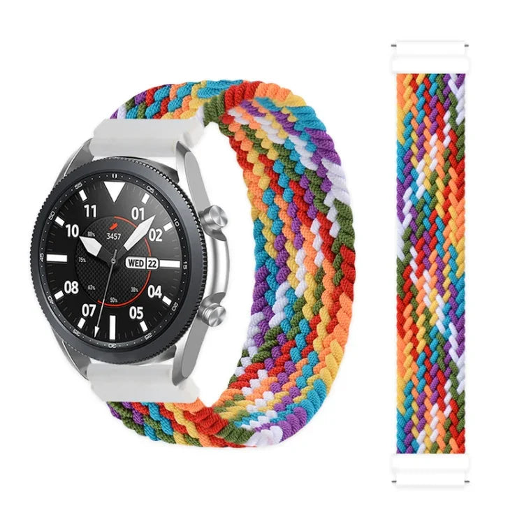 Für Samsung Galaxy Watch 3 41 mm verstellbares, elastisches Nylon-Ersatzarmband, 165 mm