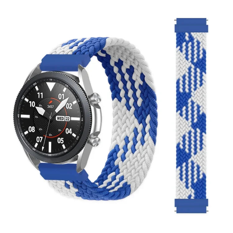 Für Samsung Galaxy Watch 3 41 mm verstellbares, elastisches Nylon-Ersatzarmband, 165 mm