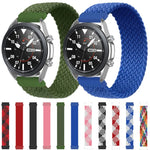 Für Samsung Galaxy Watch 3 45 mm verstellbares, elastisches Nylon-Ersatzarmband, 165 mm