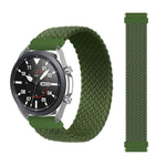 Für Samsung Galaxy Watch Active / Active2 40mm / Active2 44mm Verstellbares Nylon-Geflecht-Elastizitäts-Ersatzarmband, 125mm, 135mm, 145mm, 155mm