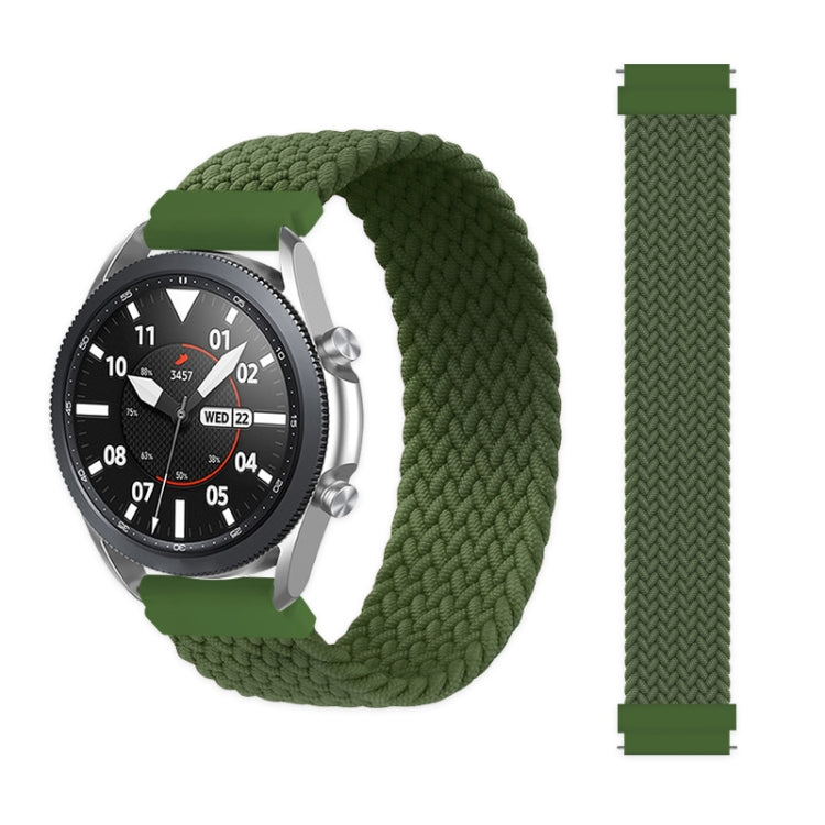 Für Samsung Galaxy Watch Active / Active2 40mm / Active2 44mm Verstellbares Nylon-Geflecht-Elastizitäts-Ersatzarmband, 125mm, 135mm, 145mm, 155mm