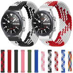 Für Samsung Galaxy Watch Active / Active2 40mm / Active2 44mm Verstellbares Nylon-Geflecht-Elastizitäts-Ersatzarmband, 125mm, 135mm, 145mm, 155mm