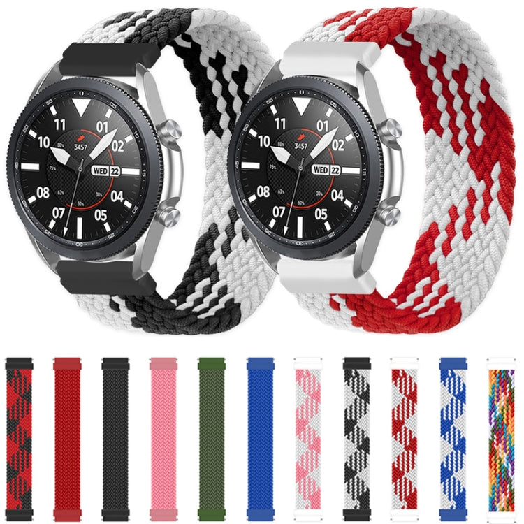 Für Samsung Galaxy Watch Active / Active2 40mm / Active2 44mm Verstellbares Nylon-Geflecht-Elastizitäts-Ersatzarmband, 125mm, 135mm, 145mm, 155mm
