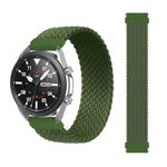Verstellbares, elastisches Nylon-Ersatzarmband für Samsung Galaxy Watch Active / Active2 40 mm / Active2 44 mm, 165 mm
