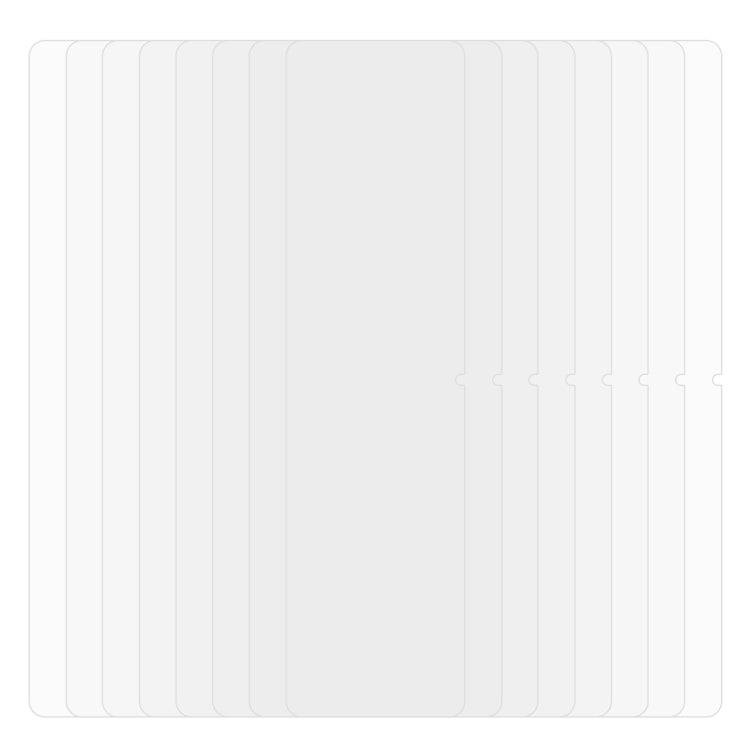 25 Stück Vollbildschirm-HD-PET-Displayschutzfolie, für Samsung Galaxy Tab S7 FE (25 Stück)