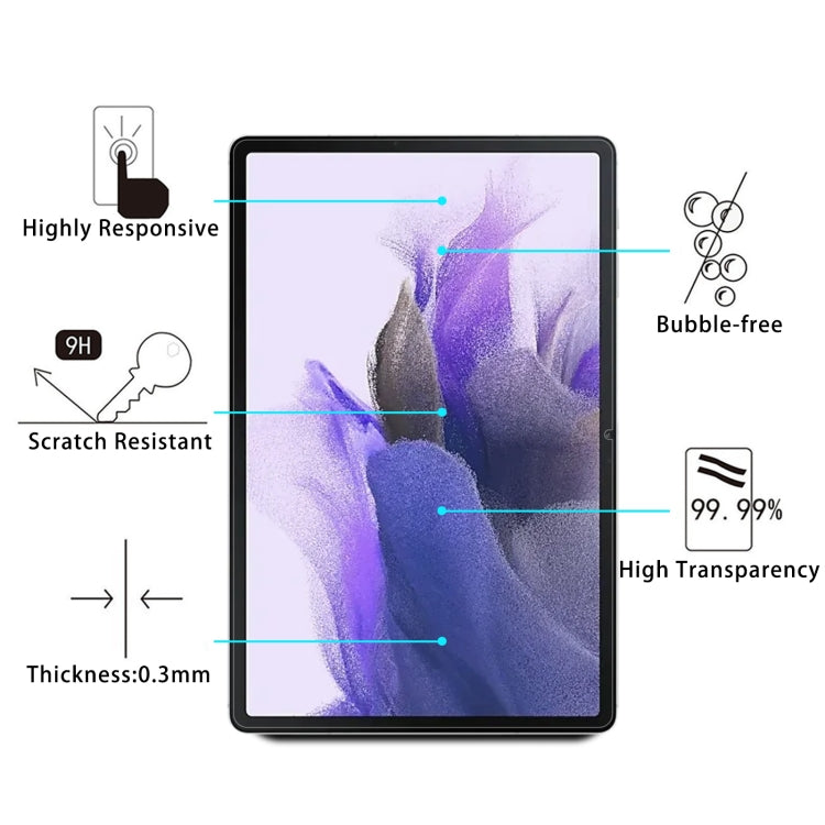 25 Stück Vollbildschirm-HD-PET-Displayschutzfolie, für Samsung Galaxy Tab S7 FE (25 Stück)