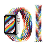 Ersatzarmbänder aus geflochtenem Nylon mit Metallkopf, Größe: XS 135 mm für Apple Watch Series 6 &amp; SE &amp; 5 &amp; 4 44 mm / 3 &amp; 2 &amp; 1 42 mm, XS 135 mm 44 mm / 42 mm