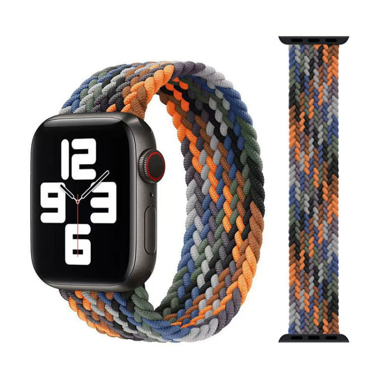 Ersatzarmbänder aus geflochtenem Nylon mit Metallkopf, Größe: XS 135 mm für Apple Watch Series 6 &amp; SE &amp; 5 &amp; 4 44 mm / 3 &amp; 2 &amp; 1 42 mm, XS 135 mm 44 mm / 42 mm