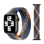 Ersatzarmbänder aus geflochtenem Nylon mit Metallkopf, Größe: XS 135 mm für Apple Watch Series 6 &amp; SE &amp; 5 &amp; 4 44 mm / 3 &amp; 2 &amp; 1 42 mm, XS 135 mm 44 mm / 42 mm