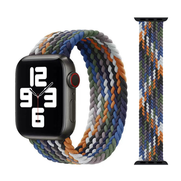 Ersatzarmbänder aus geflochtenem Nylon mit Metallkopf, Größe: XS 135 mm für Apple Watch Series 6 &amp; SE &amp; 5 &amp; 4 44 mm / 3 &amp; 2 &amp; 1 42 mm, XS 135 mm 44 mm / 42 mm