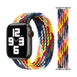 Ersatzarmbänder aus geflochtenem Nylon mit Metallkopf, Größe: XS 135 mm für Apple Watch Series 6 &amp; SE &amp; 5 &amp; 4 44 mm / 3 &amp; 2 &amp; 1 42 mm, XS 135 mm 44 mm / 42 mm
