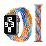 Ersatzarmbänder aus geflochtenem Nylon mit Metallkopf, Größe: XS 135 mm für Apple Watch Series 6 &amp; SE &amp; 5 &amp; 4 44 mm / 3 &amp; 2 &amp; 1 42 mm, XS 135 mm 44 mm / 42 mm
