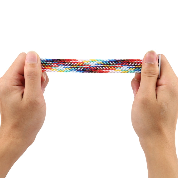 Ersatzarmbänder aus geflochtenem Nylon mit Metallkopf, Größe: XS 135 mm für Apple Watch Series 6 &amp; SE &amp; 5 &amp; 4 44 mm / 3 &amp; 2 &amp; 1 42 mm, XS 135 mm 44 mm / 42 mm