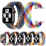 Ersatzarmbänder aus geflochtenem Nylon mit Metallkopf, Größe: XS 135 mm für Apple Watch Series 6 &amp; SE &amp; 5 &amp; 4 44 mm / 3 &amp; 2 &amp; 1 42 mm, XS 135 mm 44 mm / 42 mm