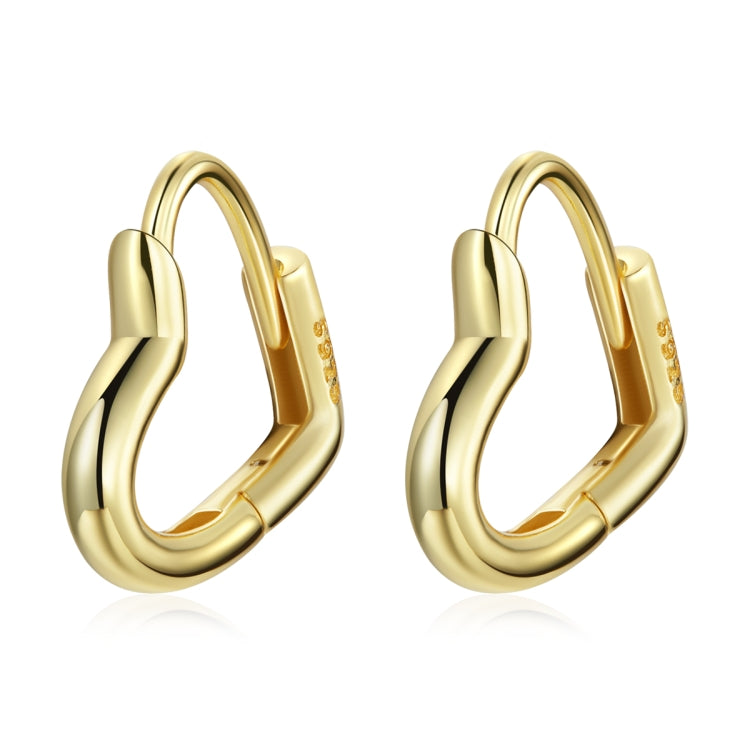 S925 Sterling Silber Herzförmige Hohl-Ohrstecker für Damen, Herzförmig Hohl (Silber), Herzförmig Hohl (Gold)