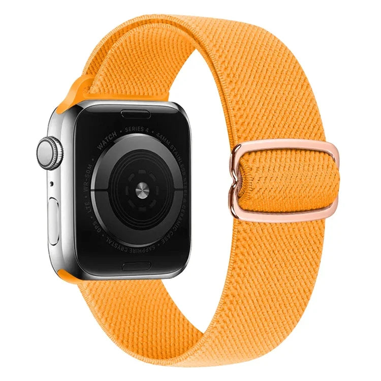 Nylon-Ersatzarmband mit 8-förmiger Schnalle, passend für Apple Watch Series 9, 8 und 7 (41 mm), SE 3, SE 2, 6, SE, 5 und 4 (40 mm), 3, 2 und 1 (38 mm) sowie für Apple Watch Series 7 (45 mm), 6, SE, 5 und 4 (44 mm).