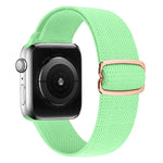 Nylon-Ersatzarmband mit 8-förmiger Schnalle, passend für Apple Watch Series 9, 8 und 7 (41 mm), SE 3, SE 2, 6, SE, 5 und 4 (40 mm), 3, 2 und 1 (38 mm) sowie für Apple Watch Series 7 (45 mm), 6, SE, 5 und 4 (44 mm).