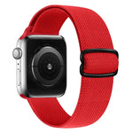 Nylon-Ersatzarmband mit 8-förmiger Schnalle, passend für Apple Watch Series 9, 8 und 7 (41 mm), SE 3, SE 2, 6, SE, 5 und 4 (40 mm), 3, 2 und 1 (38 mm) sowie für Apple Watch Series 7 (45 mm), 6, SE, 5 und 4 (44 mm).