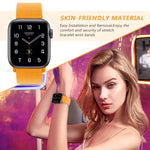 Nylon-Ersatzarmband mit 8-förmiger Schnalle, passend für Apple Watch Series 9, 8 und 7 (41 mm), SE 3, SE 2, 6, SE, 5 und 4 (40 mm), 3, 2 und 1 (38 mm) sowie für Apple Watch Series 7 (45 mm), 6, SE, 5 und 4 (44 mm).