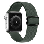 Nylon-Ersatzarmband mit 8-förmiger Schnalle, passend für Apple Watch Series 9, 8 und 7 (41 mm), SE 3, SE 2, 6, SE, 5 und 4 (40 mm), 3, 2 und 1 (38 mm) sowie für Apple Watch Series 7 (45 mm), 6, SE, 5 und 4 (44 mm).