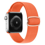 Nylon-Ersatzarmband mit 8-förmiger Schnalle, passend für Apple Watch Series 9, 8 und 7 (41 mm), SE 3, SE 2, 6, SE, 5 und 4 (40 mm), 3, 2 und 1 (38 mm) sowie für Apple Watch Series 7 (45 mm), 6, SE, 5 und 4 (44 mm).