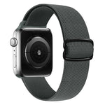 Nylon-Ersatzarmband mit 8-förmiger Schnalle, passend für Apple Watch Series 9, 8 und 7 (41 mm), SE 3, SE 2, 6, SE, 5 und 4 (40 mm), 3, 2 und 1 (38 mm) sowie für Apple Watch Series 7 (45 mm), 6, SE, 5 und 4 (44 mm).
