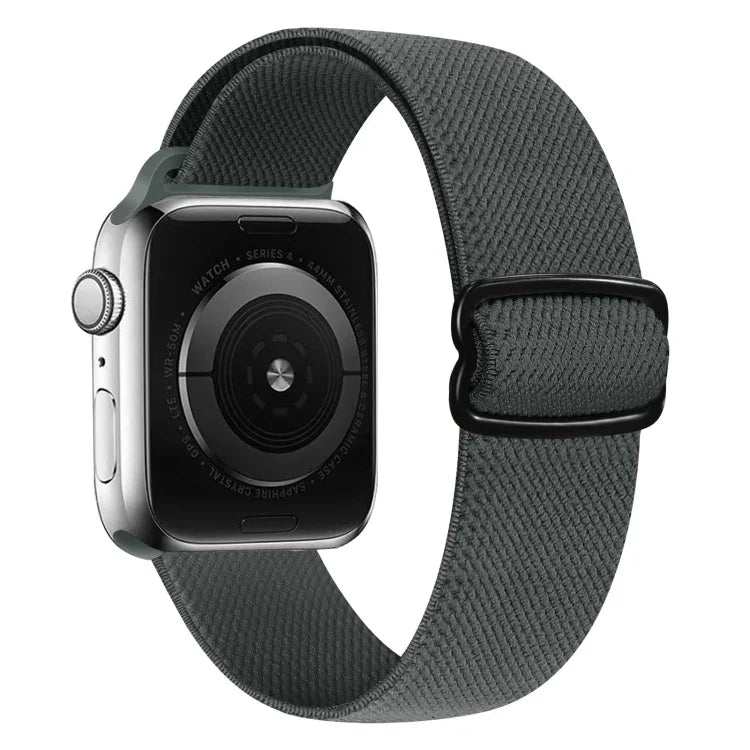 Nylon-Ersatzarmband mit 8-förmiger Schnalle, passend für Apple Watch Series 9, 8 und 7 (41 mm), SE 3, SE 2, 6, SE, 5 und 4 (40 mm), 3, 2 und 1 (38 mm) sowie für Apple Watch Series 7 (45 mm), 6, SE, 5 und 4 (44 mm).