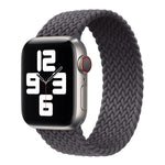 Metallkopf geflochtenes Nylon einfarbig Ersatzarmband Uhrenarmband für Apple Watch Series 6 & SE & 5 & 4 40mm / 3 & 2 & 1 38mm, XS 128mm, S 135mm, M 145mm