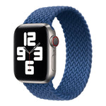 Metallkopf geflochtenes Nylon einfarbig Ersatzarmband Uhrenarmband für Apple Watch Series 6 & SE & 5 & 4 40mm / 3 & 2 & 1 38mm, XS 128mm, S 135mm, M 145mm