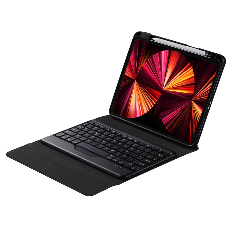B011 Teilbare Bluetooth Tastatur Lederhülle mit Dreieckshalter & Stifthalter, Für iPad 9,7 2018 & 2017 / Pro 9,7 / Air 2, Für iPad 10,2 2020 & 2019 / Pro 10,5 Zoll / Air 3 10,5 Zoll