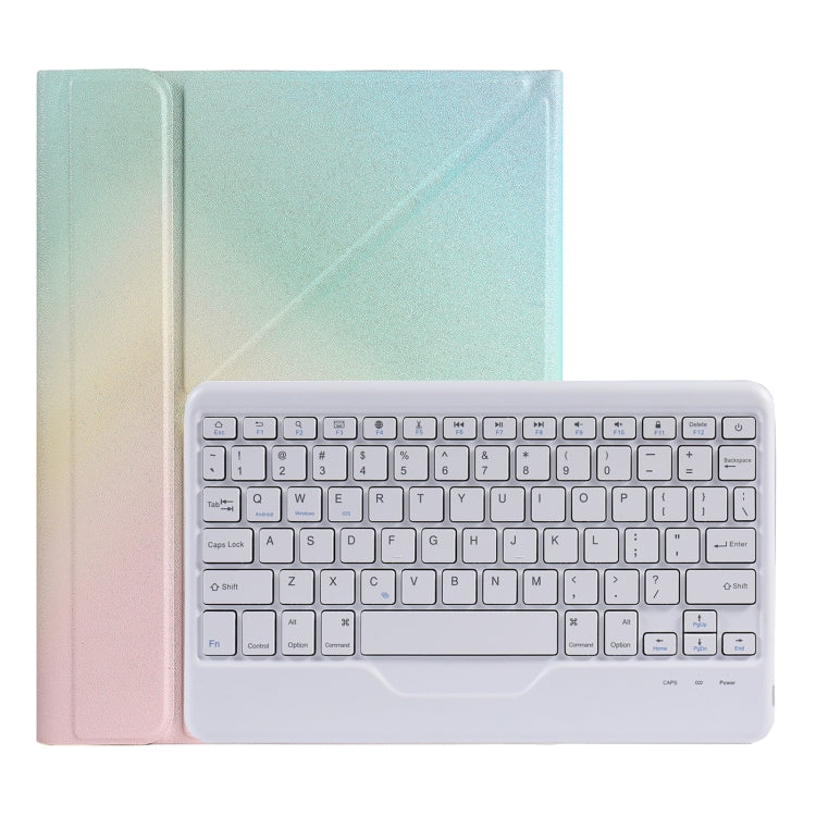 B011 Teilbare Bluetooth Tastatur Lederhülle mit Dreieckshalter & Stifthalter, Für iPad 9,7 2018 & 2017 / Pro 9,7 / Air 2, Für iPad 10,2 2020 & 2019 / Pro 10,5 Zoll / Air 3 10,5 Zoll