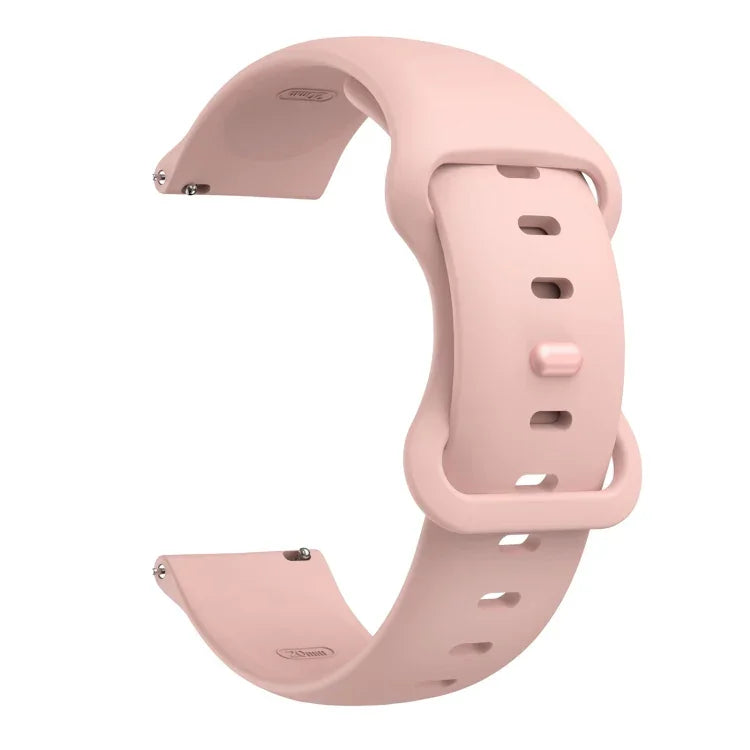 Silikon-Ersatzarmband mit Schmetterlingsverschluss, 20 mm für Samsung Galaxy Watch Active 3 (41 mm), 22 mm für Samsung Galaxy Watch Active 3 (45 mm)
