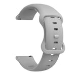 Silikon-Ersatzarmband mit Schmetterlingsverschluss, 20 mm für Samsung Galaxy Watch Active 3 (41 mm), 22 mm für Samsung Galaxy Watch Active 3 (45 mm)