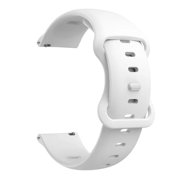 Silikon-Ersatzarmband mit Schmetterlingsverschluss, 20 mm für Samsung Galaxy Watch Active 3 (41 mm), 22 mm für Samsung Galaxy Watch Active 3 (45 mm)