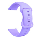 Silikon-Ersatzarmband mit Schmetterlingsverschluss, 20 mm für Samsung Galaxy Watch Active 3 (41 mm), 22 mm für Samsung Galaxy Watch Active 3 (45 mm)