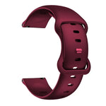 Silikon-Ersatzarmband mit Schmetterlingsverschluss, 20 mm für Samsung Galaxy Watch Active 3 (41 mm), 22 mm für Samsung Galaxy Watch Active 3 (45 mm)