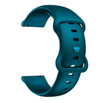 Silikon-Ersatzarmband mit Schmetterlingsverschluss, 20 mm für Samsung Galaxy Watch Active 3 (41 mm), 22 mm für Samsung Galaxy Watch Active 3 (45 mm)