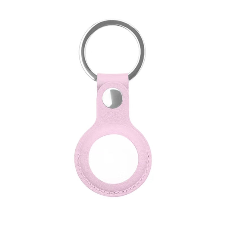 Mutural PU Leder Schutzhülle mit Schlüsselring für AirTag 2. Generation / AirTag 1. Generation