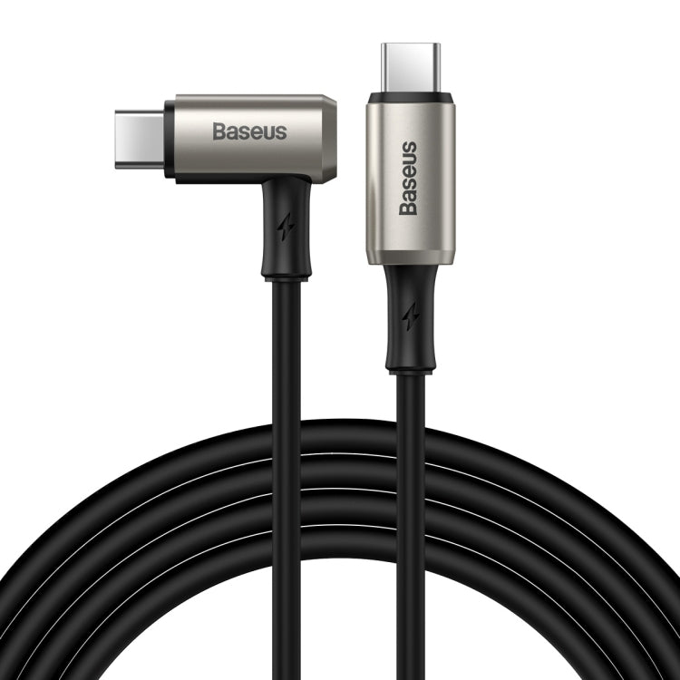 Baseus CATPN-01 100W 5A PD3.1 Gen2 USB-C / Type-C auf USB-C / Type-C HD Gleicher Bildschirm Koaxial-Hammerkabel, Kabellänge: 1,5m