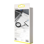 Baseus CATPN-01 100W 5A PD3.1 Gen2 USB-C / Type-C auf USB-C / Type-C HD Gleicher Bildschirm Koaxial-Hammerkabel, Kabellänge: 1,5m