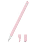 3-in-1 Schutzhüllen-Set aus einfarbigem Silikon für Apple Pencil 2