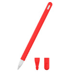 3-in-1 Schutzhüllen-Set aus einfarbigem Silikon für Apple Pencil 2