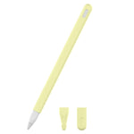 3-in-1 Schutzhüllen-Set aus einfarbigem Silikon für Apple Pencil 2