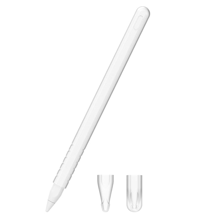 3-in-1 Schutzhüllen-Set aus einfarbigem Silikon für Apple Pencil 2