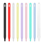 3-in-1 Schutzhüllen-Set aus einfarbigem Silikon für Apple Pencil 2