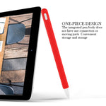 3-in-1 Schutzhüllen-Set aus einfarbigem Silikon für Apple Pencil 2