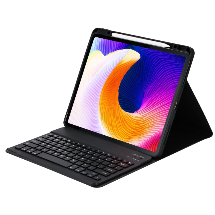 HK132 Abnehmbares Kunststoff-Bluetooth-Tastatur-Schutzhülle mit Halter & Stiftschacht für iPad Pro 12,9 Zoll 2021 / 2020 / 2018