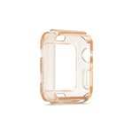Schutzhülle aus TPU mit Glitzerpuder-Effekt, passend für Apple Watch Series 6 / 5 / 4 / Watch SE (44 mm), Apple Watch Series 3 &amp; 2 &amp; 1 (42 mm), Apple Watch Series 6 / 5 / 4 / Watch SE (40 mm) und Apple Watch Series 3 &amp; 2 &amp; 1 (38 mm).